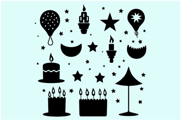 Download Happy Birthday Decoration Elements - Birthday Collection