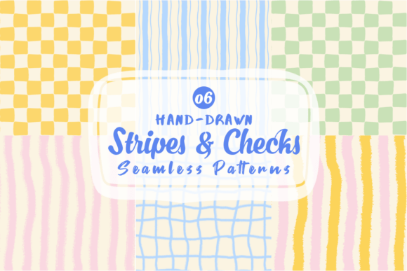 Download Hand Drawn Stripes &amp; Checks Patterns - Stripe Collection