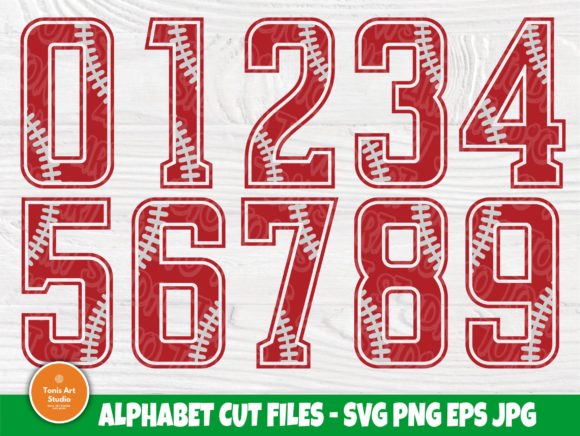 Download Baseball Numbers SVG Cut Files, Softball - Premium Resources