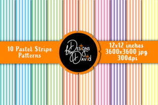 Download Scrapbook Paper Pastel Stripe Patterns - Premium Resources