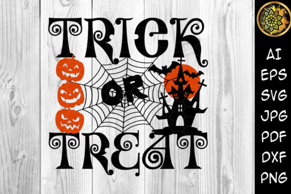 Download Trick or Treat Happy Halloween SVG 12x12 - Halloween Collection