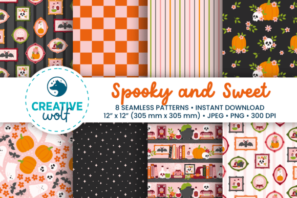 Download Spooky and Sweet Halloween Patterns - Halloween Collection
