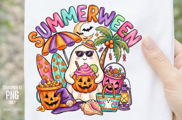 Download Summerween Ghost Halloween PNG - Halloween Collection