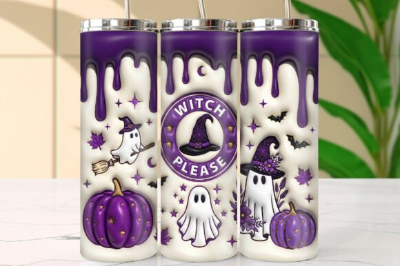 Download 3d Ghost Halloween 20oz Tumbler Wrap - Halloween Collection