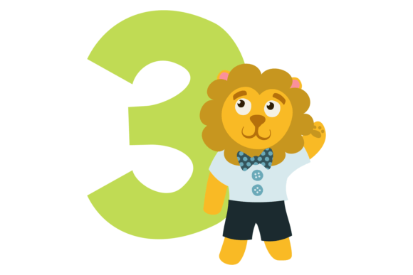 Download Three Years Birthday Decoration with Fun - Birthday Collection